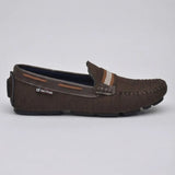 Mocassim Driver Riviera em Lona Marrom