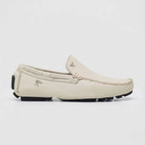Mocassim Driver Vancouver de Couro Branco