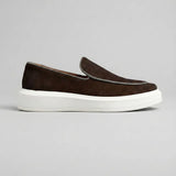 Mocassim Loafer de Camurça Vanguard Marrom
