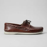 Mocassim Sider de Couro Marrom