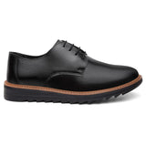 Sapato Social Sofistic Esporte Fino Derby Preto Sola Alta