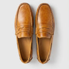 Mocassim Driver Penny de Couro
