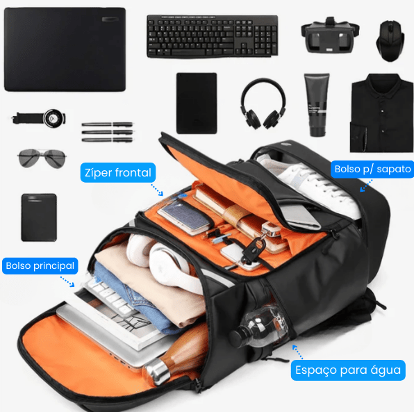 Mochila Sofistic de Viagem Grande Capacidade - Venture