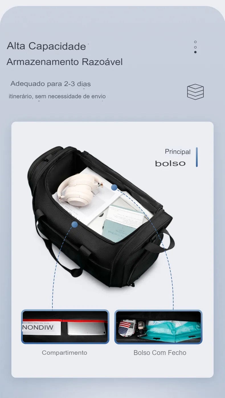 Bolsa Sofistic de Viagem Pro Mark Grande Capacidade