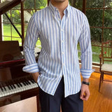 Camisa Social Manga Longa Masculina Veneza