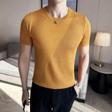 Camiseta Tricot Masculina Lines