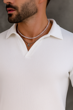 Polo Masculina Texturizada AXL — Elegância e Conforto Premium
