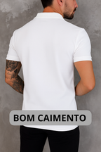 Polo Masculina Texturizada AXL — Elegância e Conforto Premium