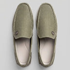 Mocassim Casual Canvas em Lona Verde