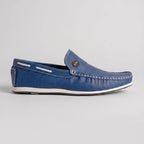 Mocassim Casual Canvas em Lona Azul