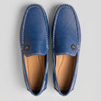 Mocassim Casual Canvas em Lona Azul