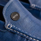 Mocassim Casual Canvas em Lona Azul