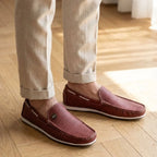 Mocassim Casual Canvas em Lona Vermelho