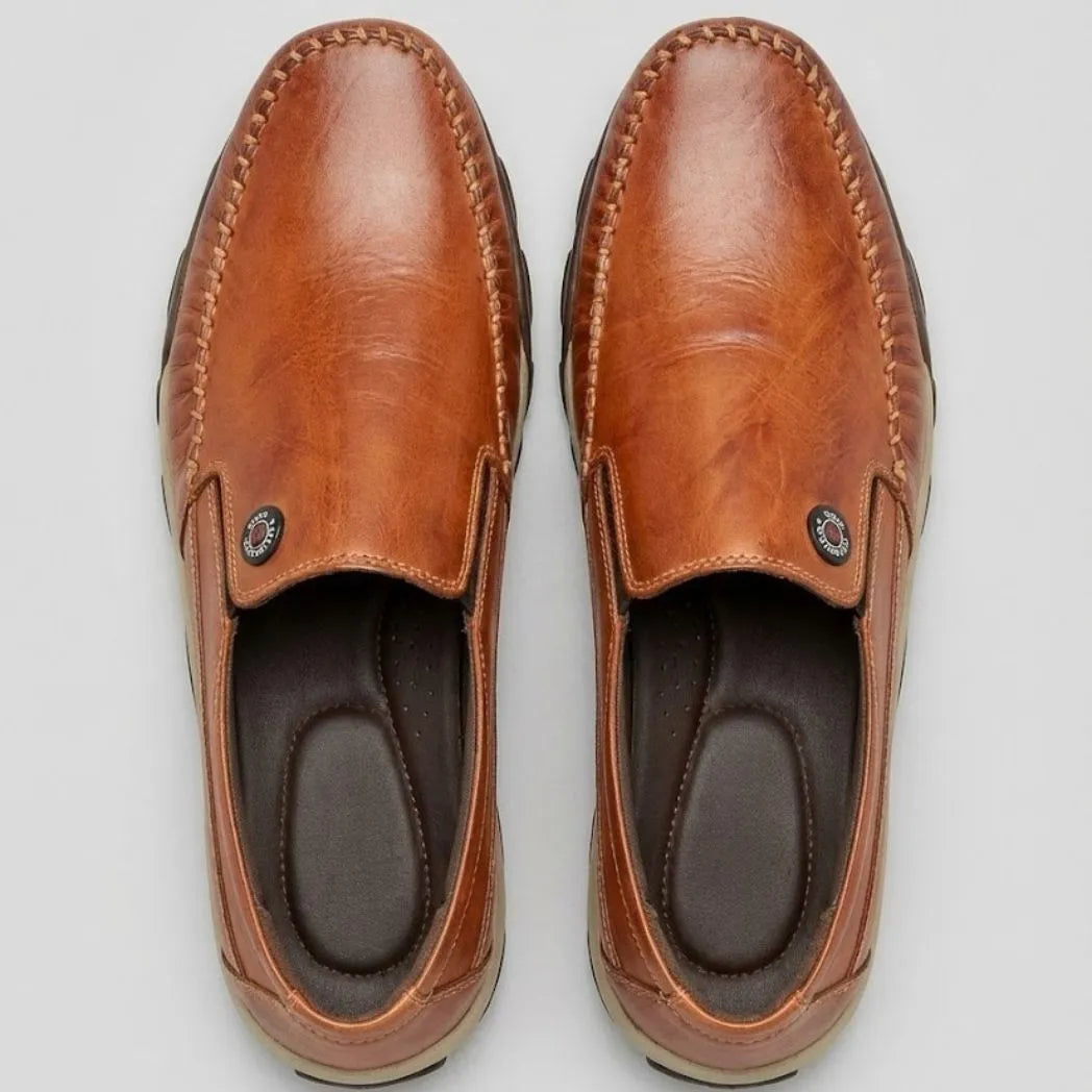 Mocassim Casual Comfort Daytona Drive Marrom