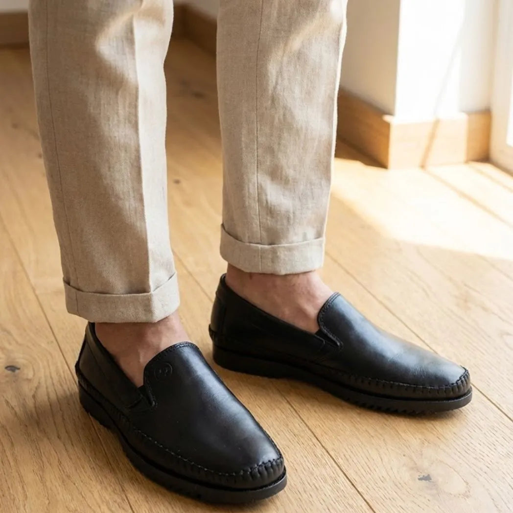 Mocassim Casual Dakota Rust Preto