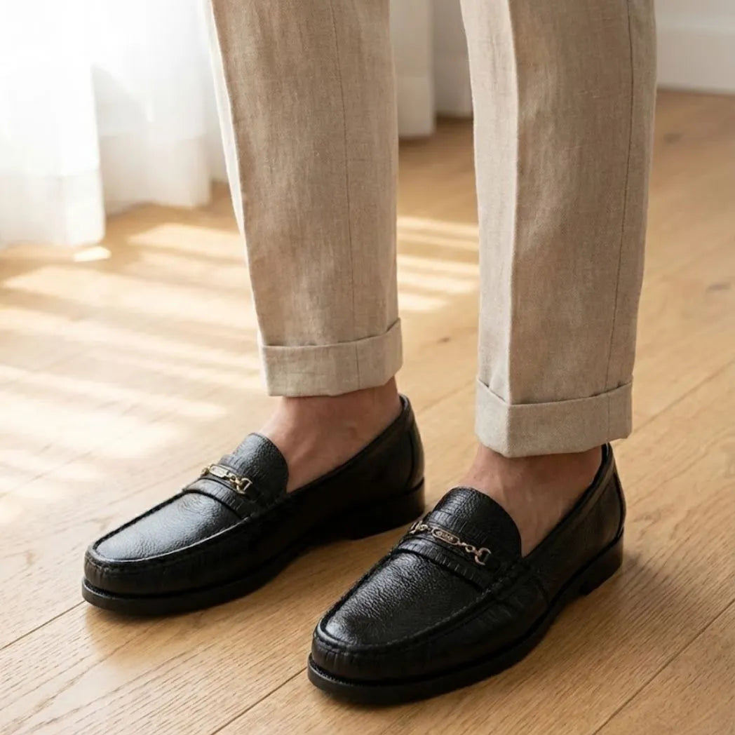 Mocassim Casual Loafer Nero Preto