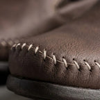 Mocassim Cognac de Couro