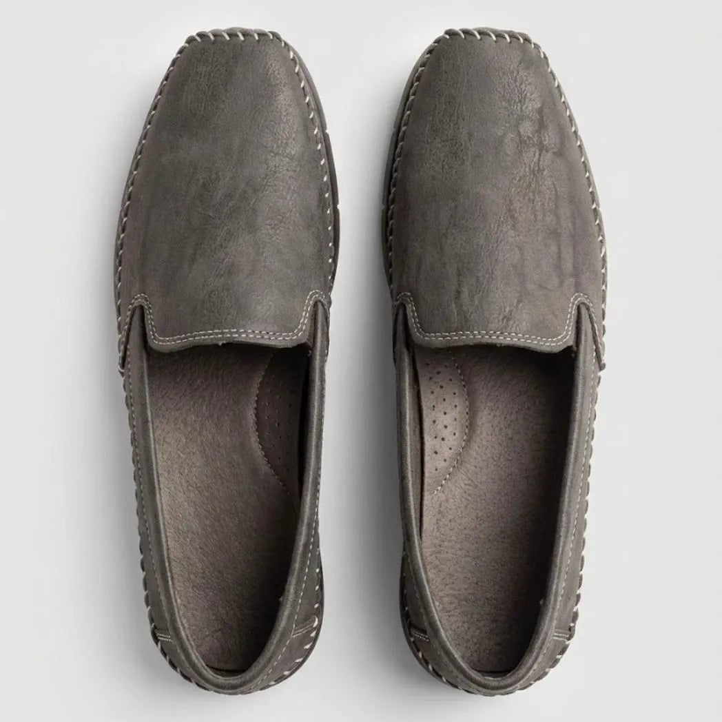 Mocassim Cognac de Couro