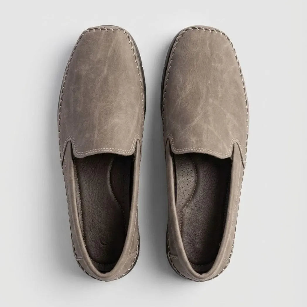 Mocassim Cognac de Couro