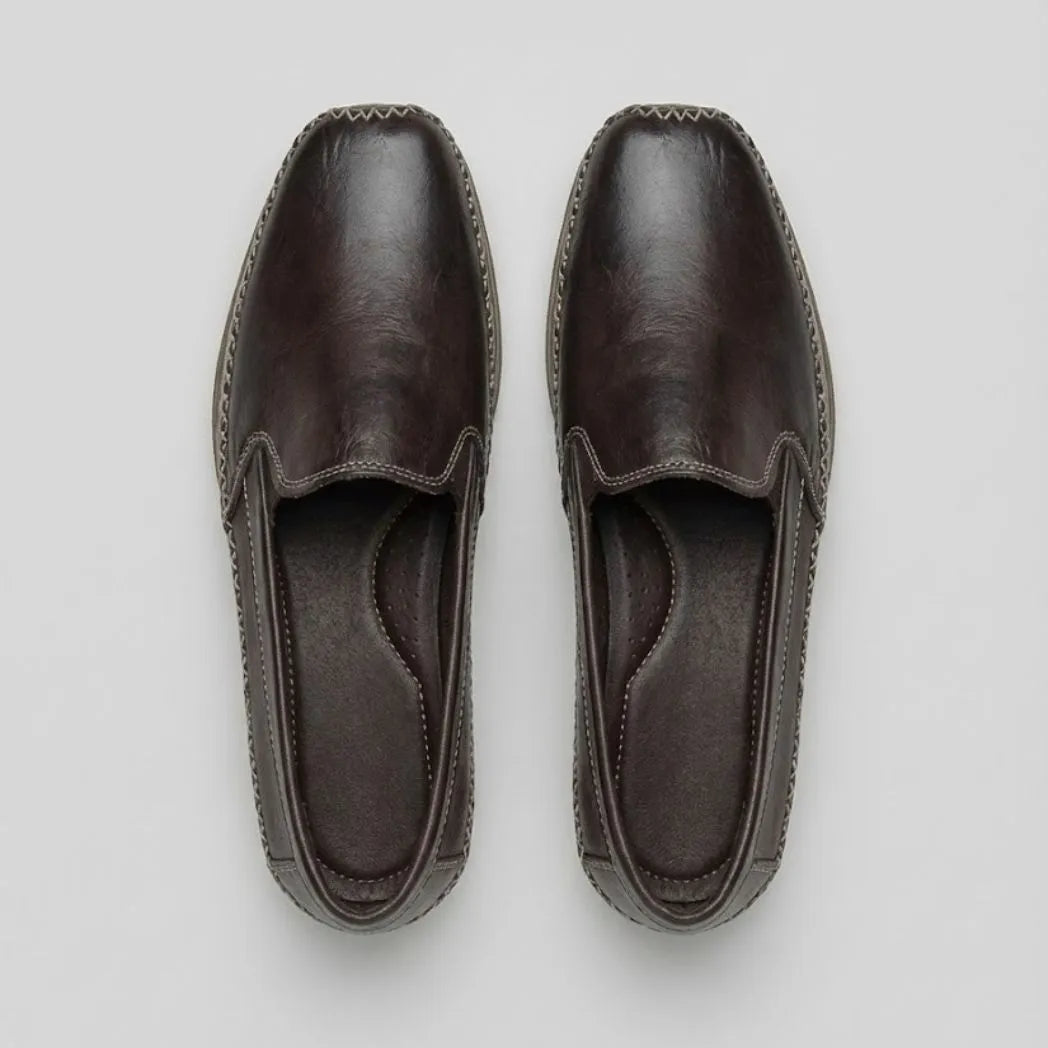 Mocassim Cognac de Couro