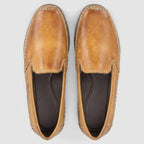 Mocassim Cognac de Couro