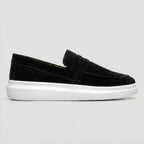 Mocassim Derby de Camurça Preto