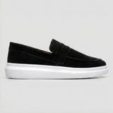 Mocassim Derby de Camurça Preto