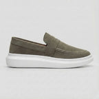 Mocassim Derby de Camurça Verde