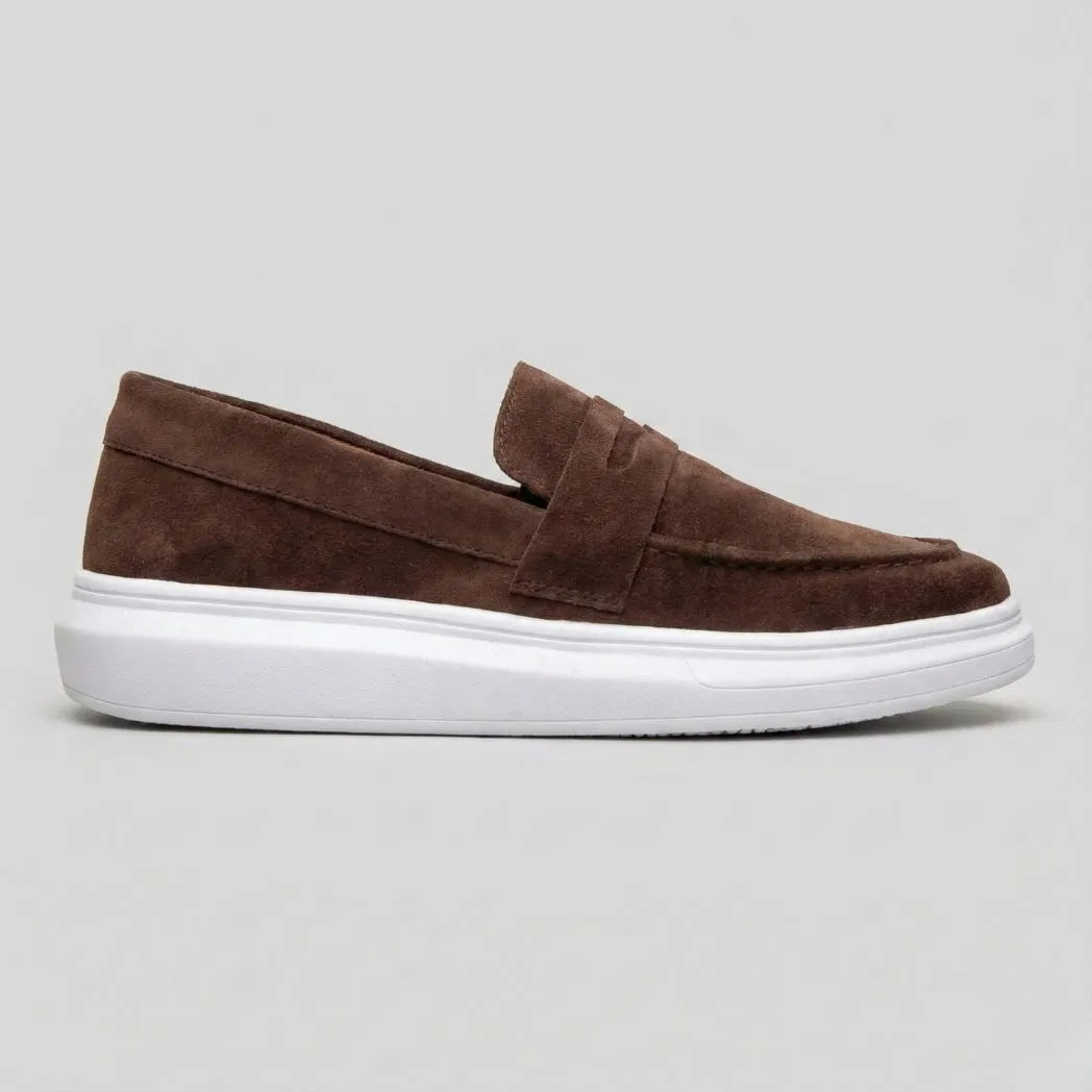 Mocassim Derby de Camurça