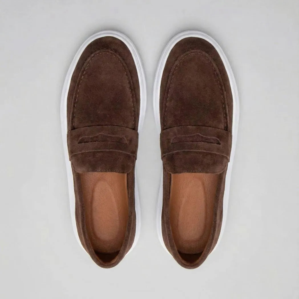Mocassim Derby de Camurça