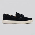 Mocassim Derby de Camurça com Guizos Preto