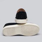 Mocassim Derby de Camurça com Guizos Preto