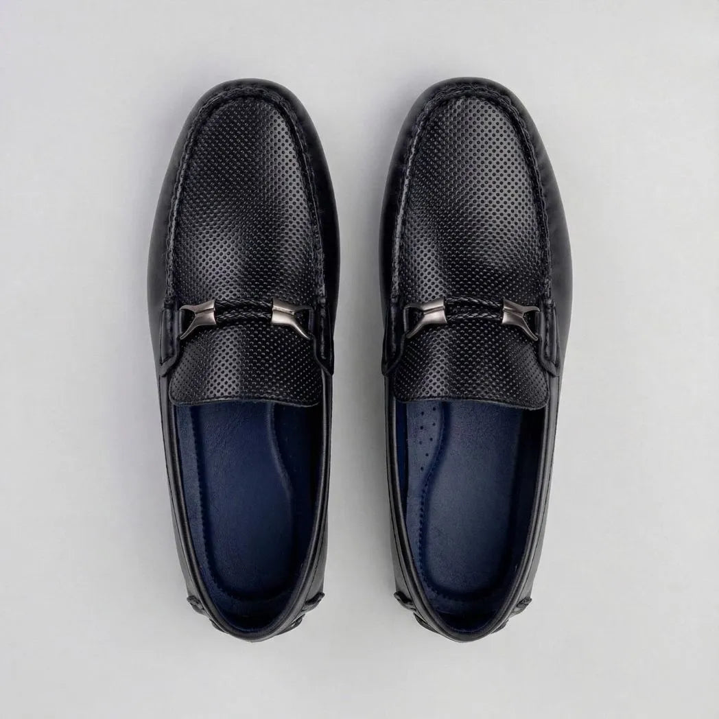 Mocassim Driver Aero Bit Preto com Fivela