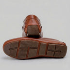 Mocassim Driver Aero Bit Marrom com Fivela