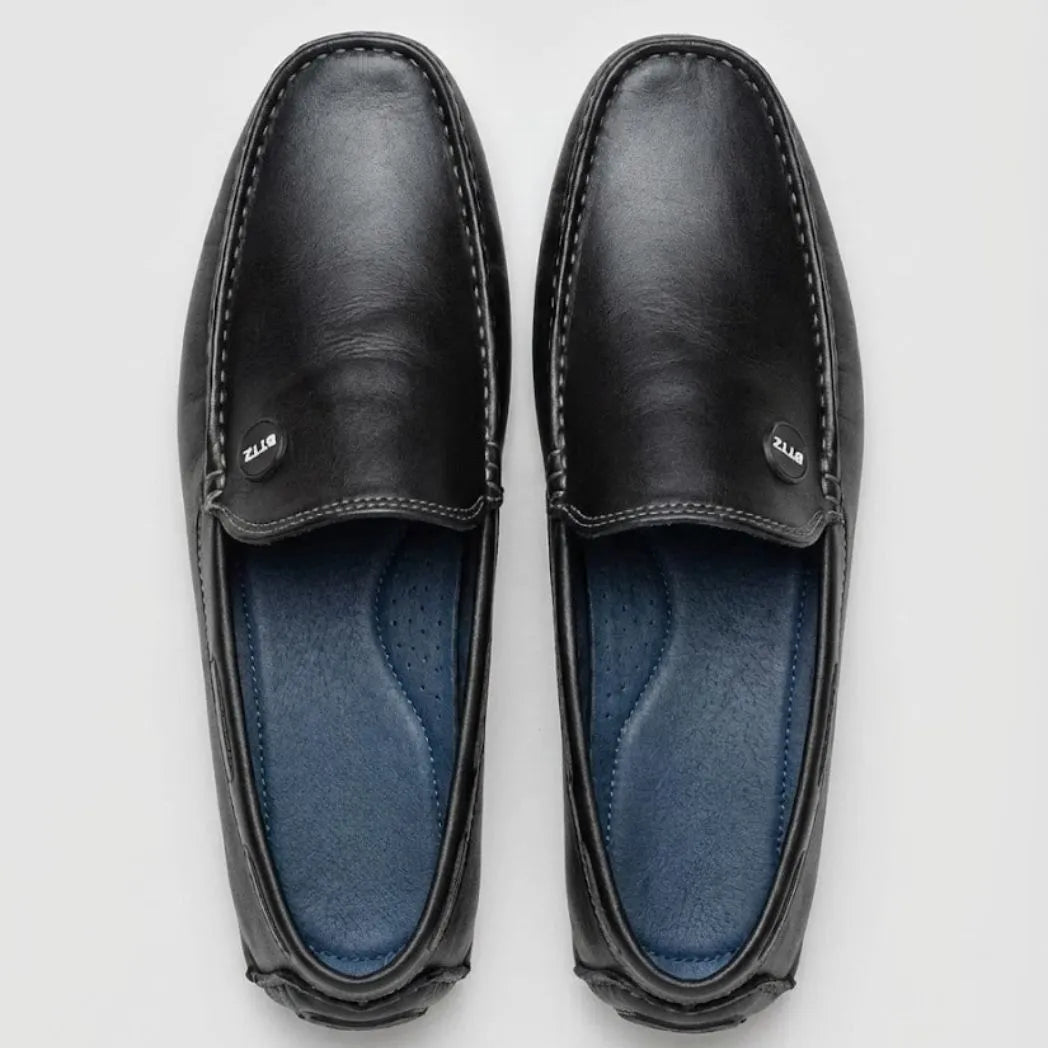 Mocassim Driver Cruise de Couro Preto
