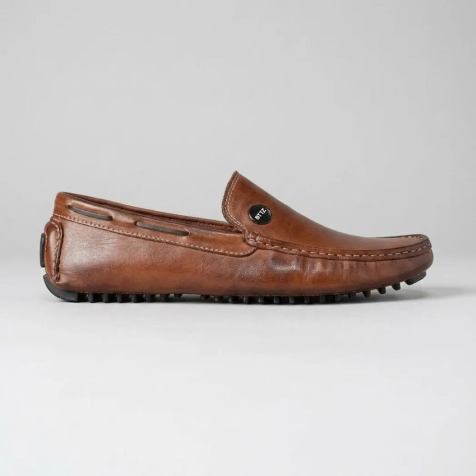 Mocassim Driver Cruise de Couro Marrom