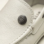 Mocassim Driver Cruise de Couro Branco