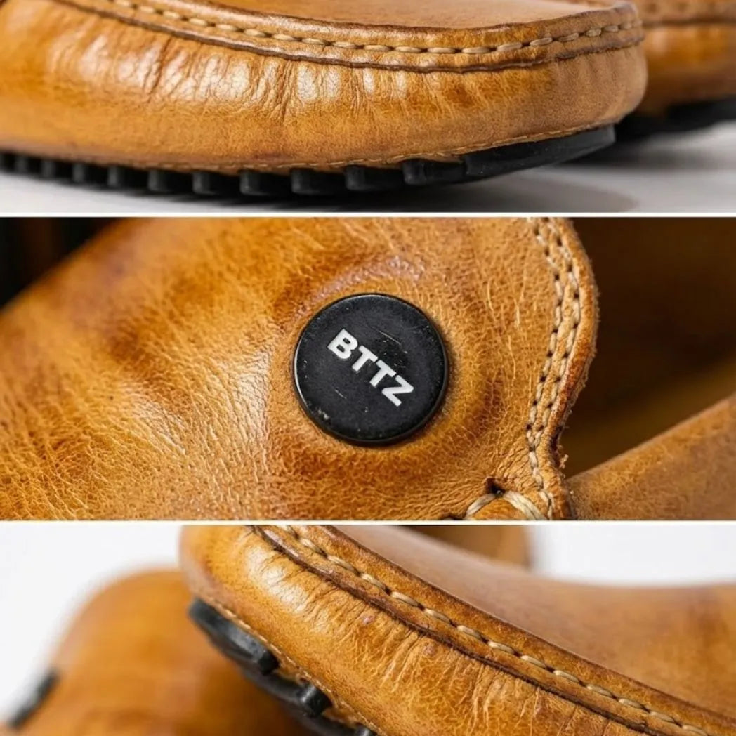 Mocassim Driver Cruise de Couro Laranja