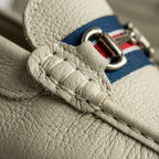 Mocassim Driver Heritage de Couro Branco