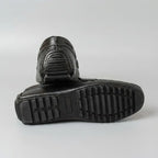 Mocassim Driver Penny de Couro Preto