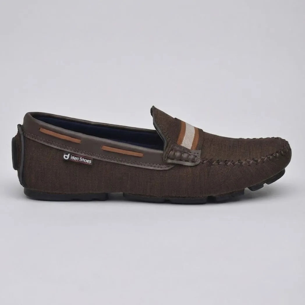 Mocassim Driver Riviera em Lona Marrom