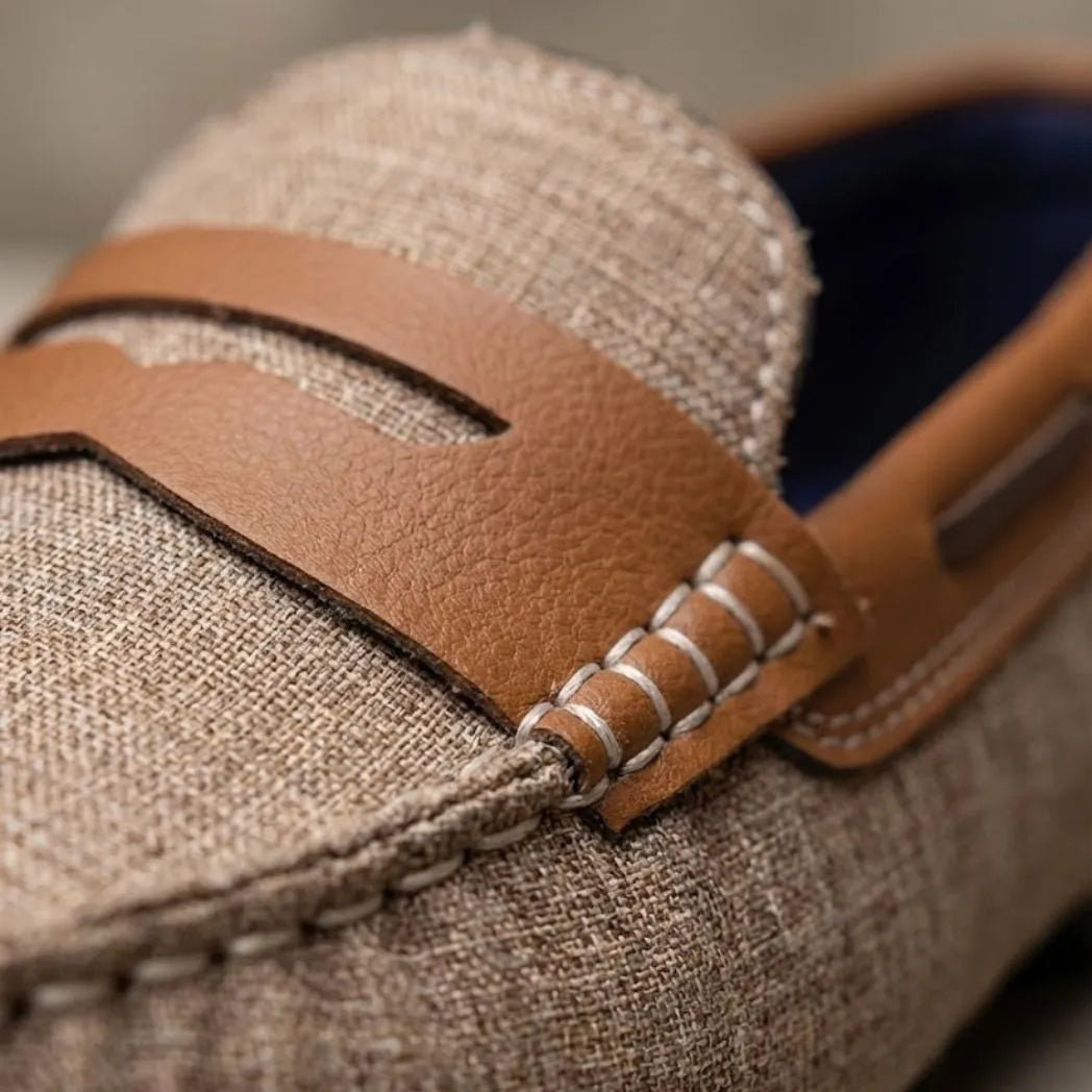 Mocassim Driver Riviera em Lona