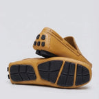 Mocassim Driver Vancouver de Couro Bege