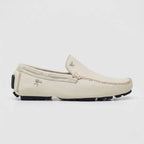 Mocassim Driver Vancouver de Couro Branco