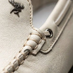 Mocassim Driver Vancouver de Couro Branco