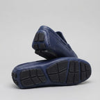 Mocassim Driver Vancouver de Couro Azul