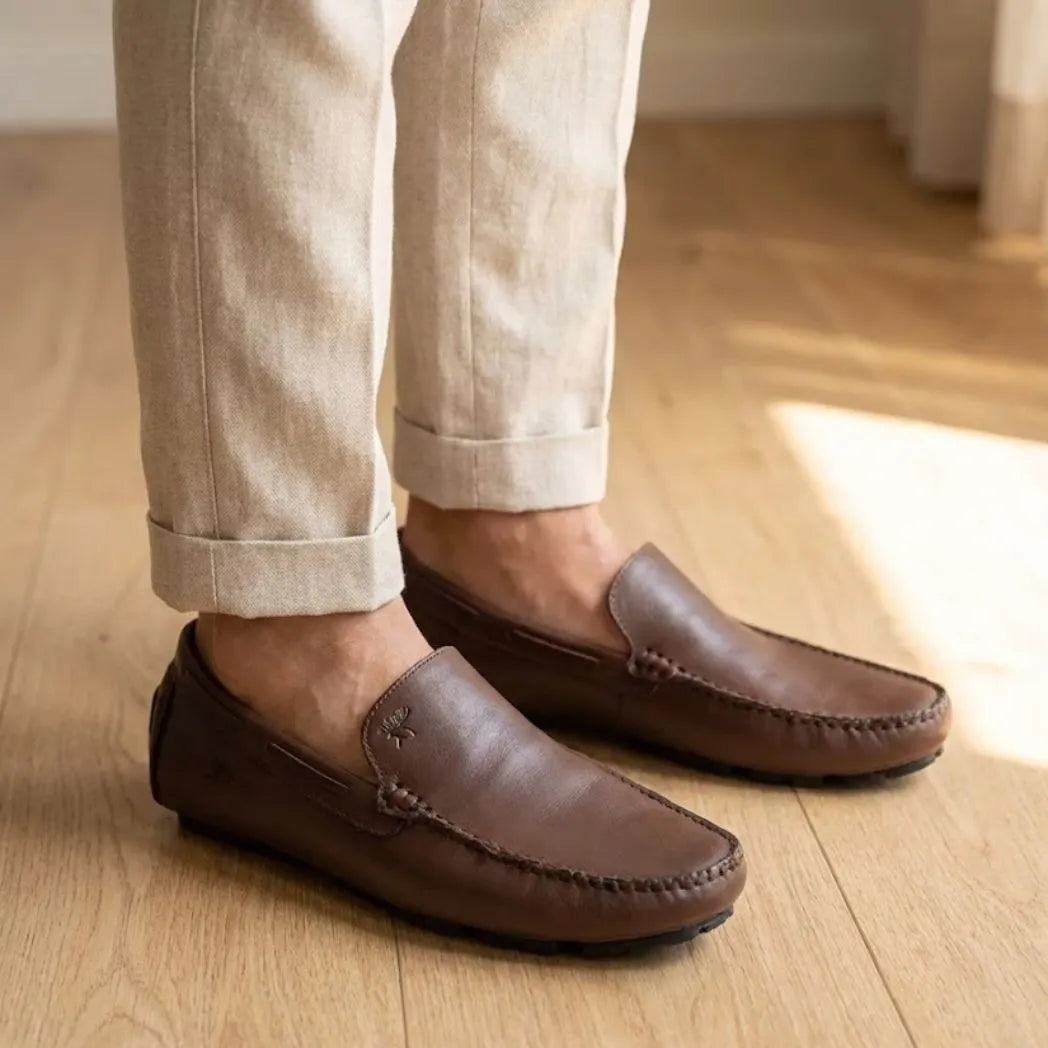 Mocassim Driver Vancouver de Couro