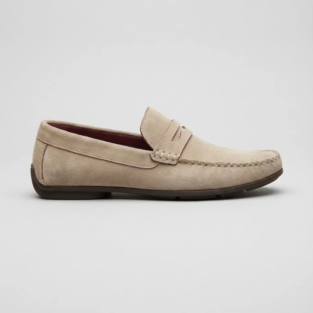Mocassim Driver de Camurça Capri Tobacco
