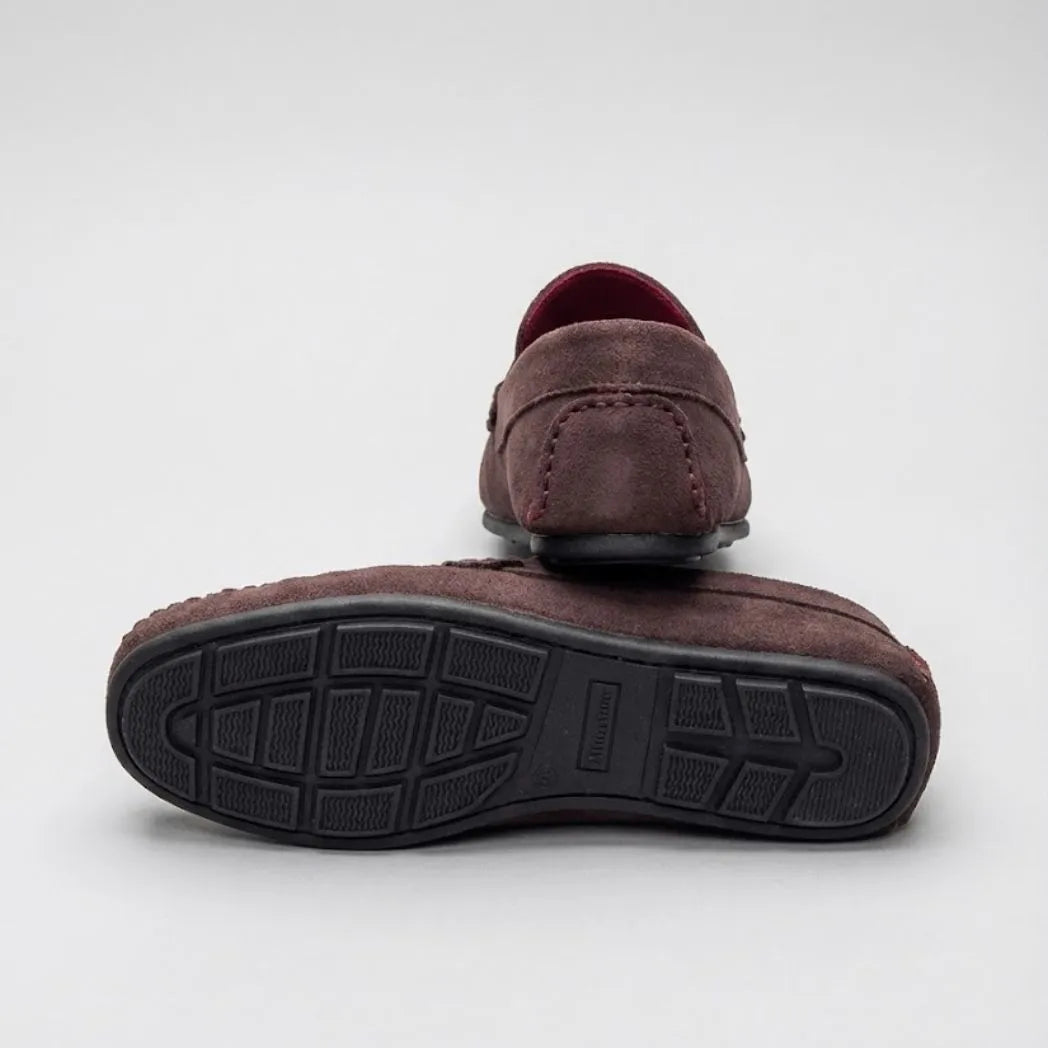 Mocassim Driver de Camurça Capri Tobacco