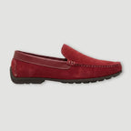 Mocassim Driver de Camurça Maranello Red